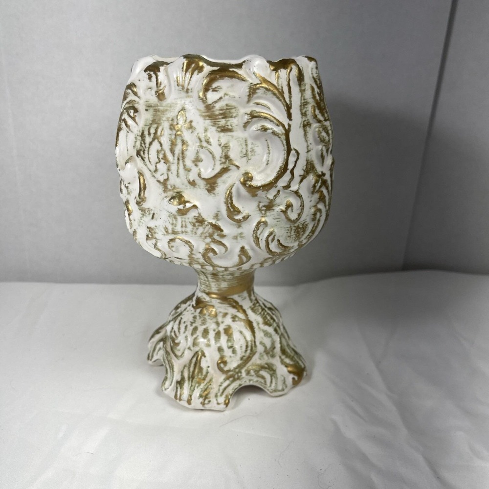 Ardco FIne Quality Goblet Planter Golden Brushed Design Japan
